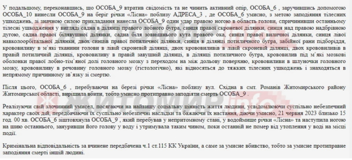 Вбила за те, що плював у борщ: у Житомирі жінку засудили до 10 років ув'язненняя