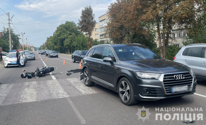 У Кіцмані внаслідок ДТП травмувалися мотоцикліст та його пасажир