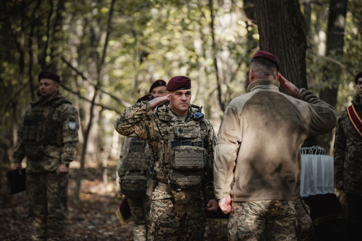 Бійців Буковинської 82 штурмової бригади відзначили за успішну Курську операцію