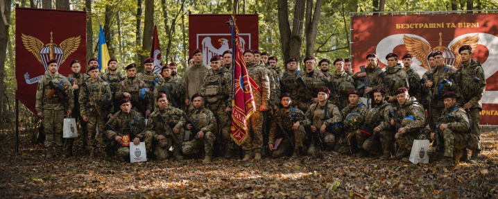 Бійців Буковинської 82 штурмової бригади відзначили за успішну Курську операцію