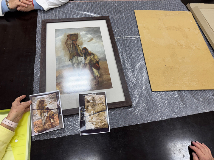 У Художній музей повернули відреставровану картину чернівецької художниці Августи Кохановської У Художній музей повернули відреставровану картину чернівецької художниці Августи Кохановської