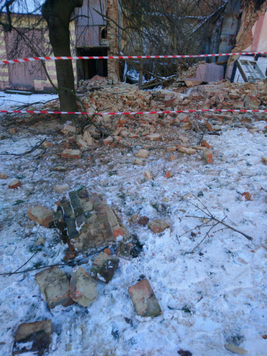 У Чернівцях є загроза подальшого обвалу будинку на Шолом-Алейхема