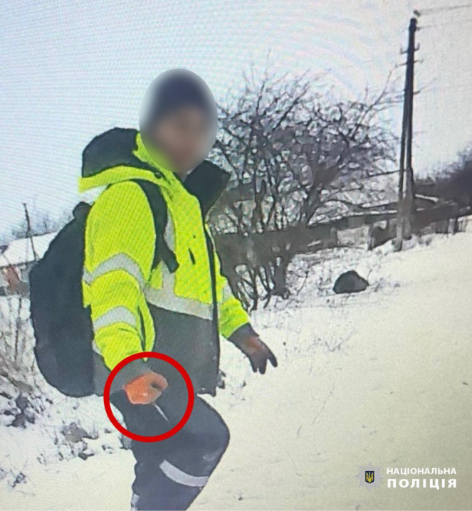 На Вінниччині поліція затримала чоловіка, який напав на військового та поранив у ногу