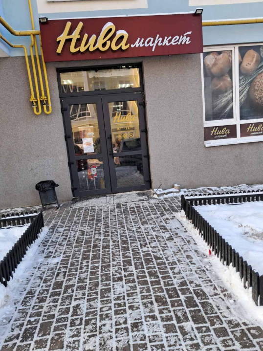 У Чернівцях біля маркету заборонили годувати безпритульних тварин під час морозів