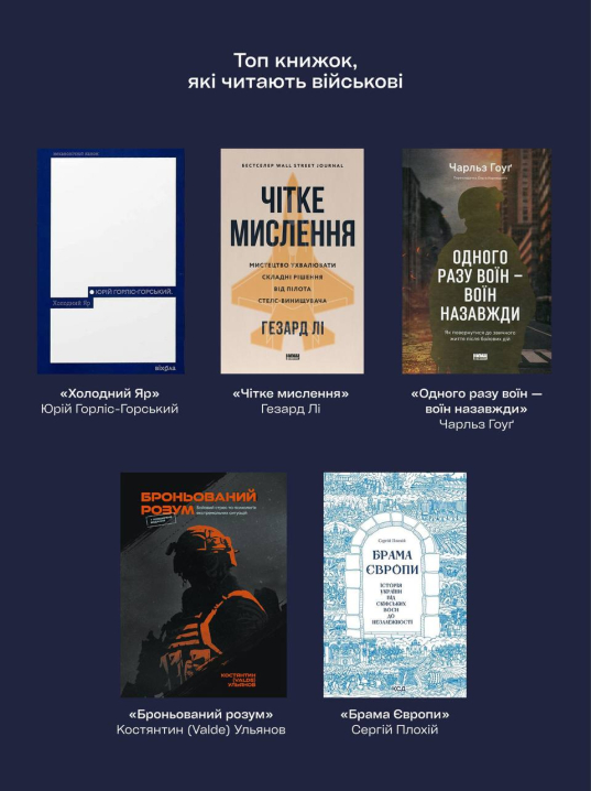 Книга буковинця Василя Кожелянка увійшла до топ-10 видань, які військові читають на фронті