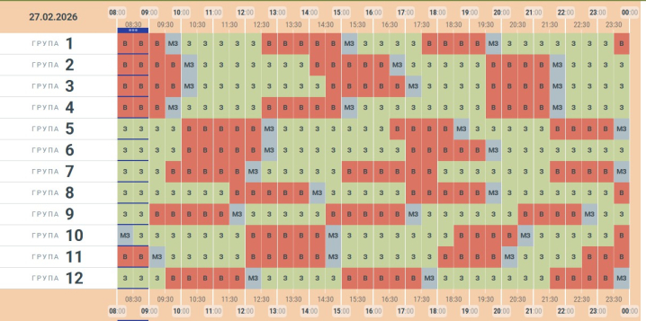 До 8 годин без світла. Оновлений графік знеструмлень для Чернівецької області на п’ятницю