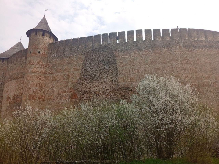 У ДСНС розповіли подробиці про обвал стіни Хотинської фортеці