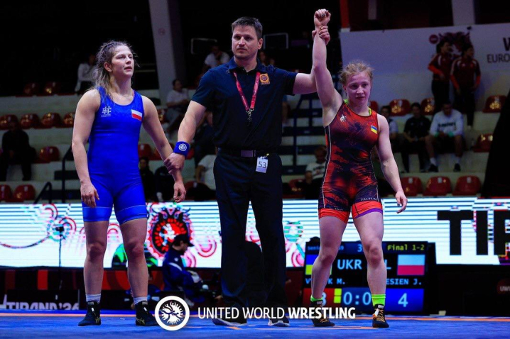 Чернівчанка Марія Винник стала чемпіонкою Європи з вільної боротьби