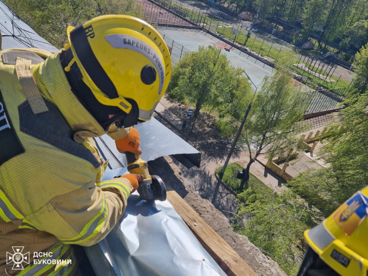 Наслідки негоди на Буковині: вітер зривав дахи та валив дерева на будинки, машини та залізничні колії