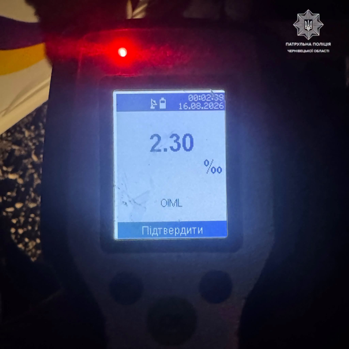 У Чернівцях 20-річний водій Mercedes сів за кермо напідпитку У Чернівцях 20-річний водій Mercedes сів за кермо напідпитку