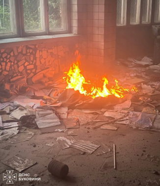 На Буковині горіли сміттєві контейнери